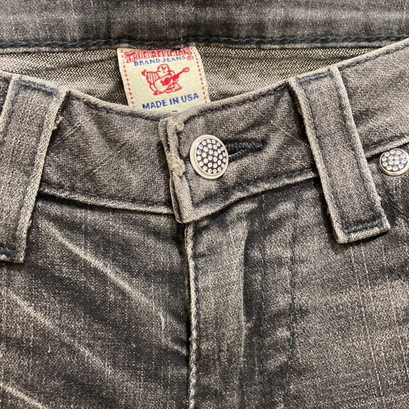 Authentic True Religion Crystal Detail Jeans size 30 - Picture 4 of 6